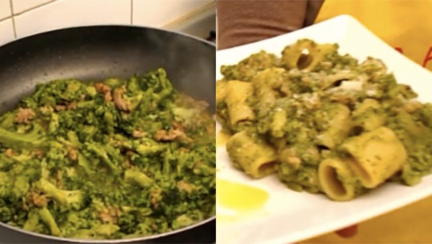Mezze maniche con cime di rapa e salsiccia: un primo piatto da provare