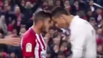 Il duro confronto in campo tra Cristiano Ronaldo e Koke