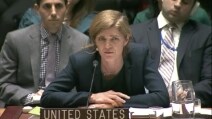L'ambasciatrice USA contro la Russia: "State uccidendo bambini in Siria, non vi vergognate?