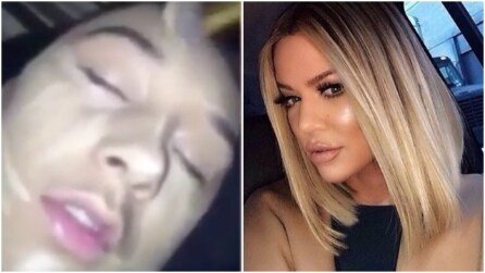 La blogger si avvicina al fidanzato mentre dorme e lo trucca a sua insaputa