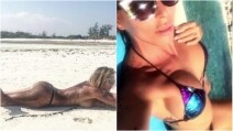 Splendida in spiaggia, Guendalina Canessa si mostra in un bikini hot