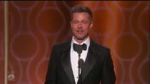 Brad Pitt accolto dagli applausi ai Golden Globe 2017