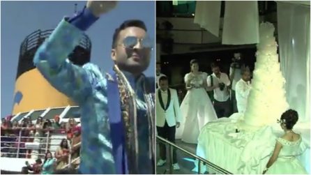 Nozze indiane superlusso: affittano un'intera nave da crociera, sfarzo e oltre 1000 invitati