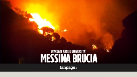 Messina brucia, evacuata l'università: "Sembra l'apocalisse"