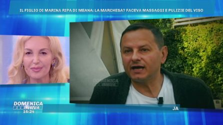 Domenica Live - Il figlio di Marina Ripa di Meana: "La Marchesa D'Aragona? Faceva massaggi"