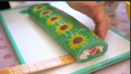 Come preparare un pan di spagna "floreale"