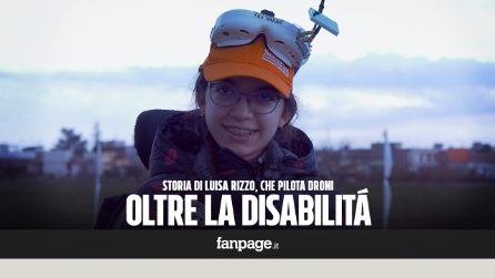 La storia di Luisa Rizzo, che pilota droni oltre la disabilità