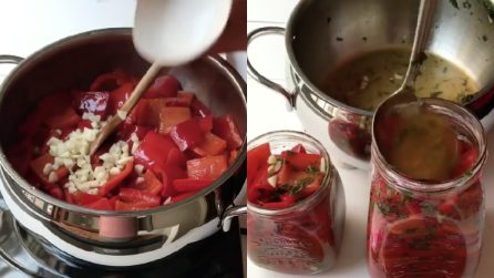 Peperoni sott'aceto fatti in casa: veloci e saporiti