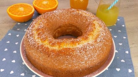 Ciambellone fanta: alto e gonfio come non vi è mai riuscito!
