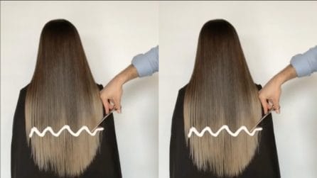 Le taglia i capelli a zig-zag: il suo look si trasforma radicalmente