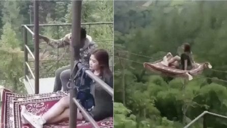 Il tappeto volante esiste davvero, ma l'esperienza è solo per i più coraggiosi