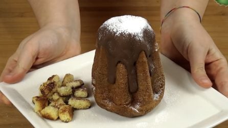 Mini pandoro ripieno: l'idea sfiziosa per un dessert natalizio e goloso