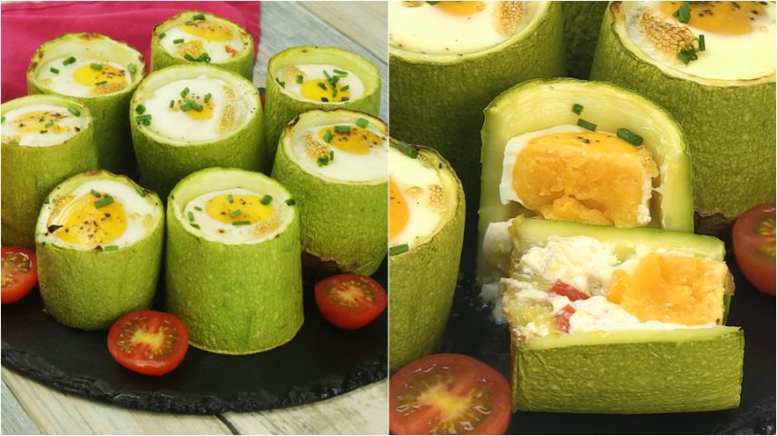 Zucchine ripiene di uova: la cena sfiziosa e originale pronta in pochi ...