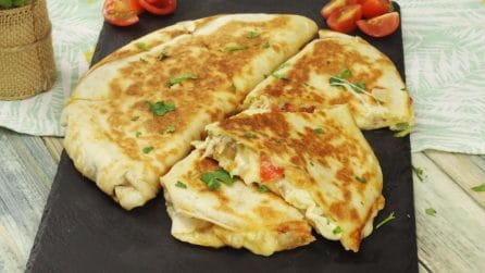 Tortilla ripiena di formaggio: la ricetta semplice per un aperitivo o un antipasto sfizioso!