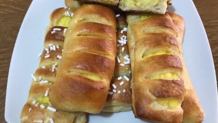 Brioche alla crema: la ricetta per una merenda deliziosa