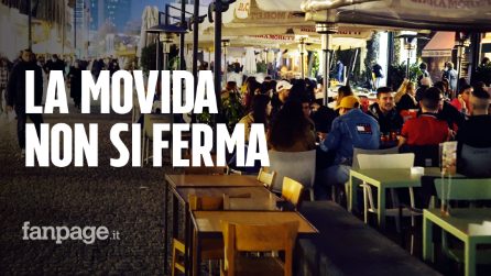 Milano, nonostante il coprifuoco la movida continua: "Usciamo prima, ma non rinunciamo a bere"