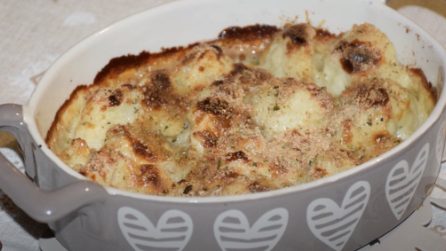 Cavolfiore gratinato: la ricetta del contorno ricco e saporito