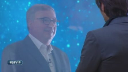 GF Vip, Massimiliano Morra incontra il padre Pasquale