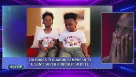 Grande Fratello VIP - Enock e i suoi nipoti