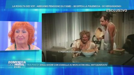 I vip caduti in miseria, a Domenica Live: "Abbiamo pensioni da fame"