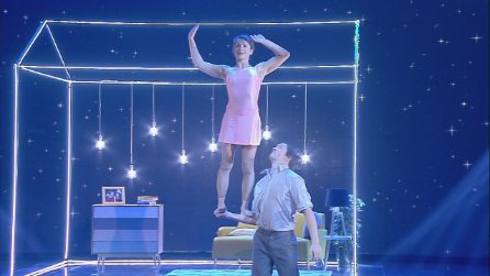 Tu si que vales 2018, la leggerezza acrobatica di Justine e Jeremy