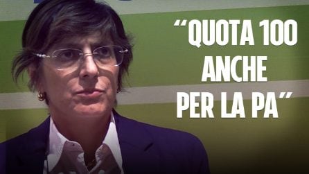 Pensioni, ministro Bongiorno: "Ci sarà quota 100 per la Pa, ma con finestra più ampia"