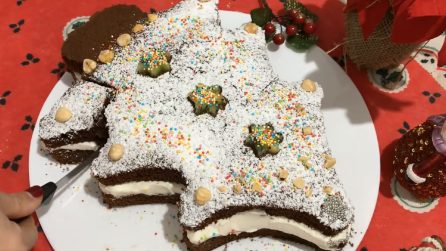 Albero paradiso al cioccolato: soffice e cremosissimo