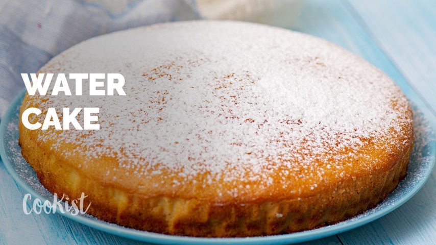 Water cake without milk, eggs and butter!