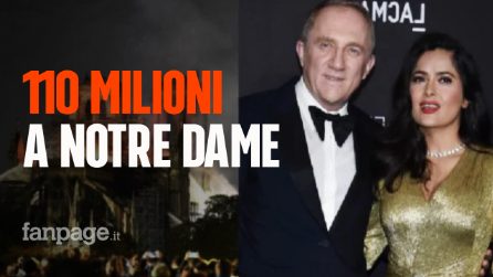 incendio cattedrale Notre Dame, magnate donerà 110 milioni di euro per la ricostruzione