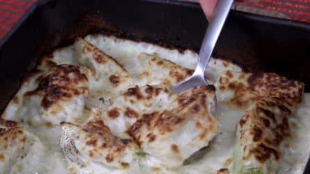 Finocchi gratinati: la ricetta del contorno leggero ma pieno di gusto