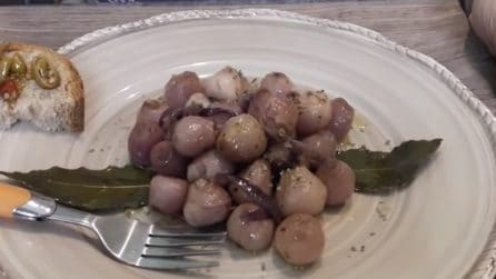 Lampascioni soffritti: saporiti e perfetti per antipasti e aperitivi