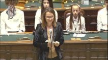 La studentessa alla Camera: "Valori democratici messi in discussione da chi governa"