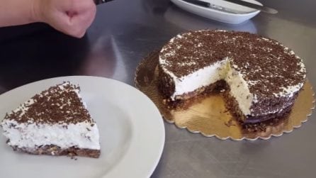 Cheesecake al cocco con base croccante: un dessert fresco e senza cottura