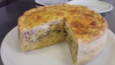 Torta di tagliolini e asparagi: perfetta da condividere in famiglia