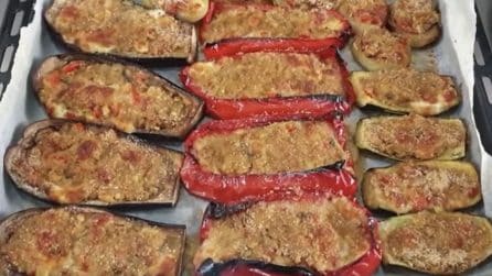 Verdure ripiene e gratinate: il contorno saporito e veloce