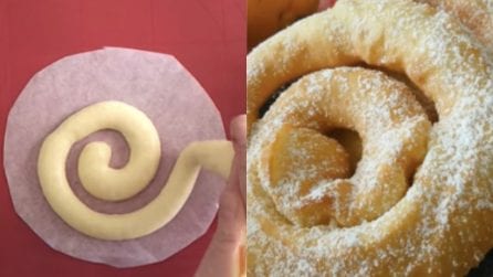 La ricetta delle castagnole arrotolate: belle, buone e soffici