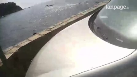 Guardia Costiera di Agropoli parcheggia l'auto su posto per disabili