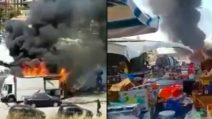 Esplosione Gela, le immagini sconvolgenti all'interno del mercato