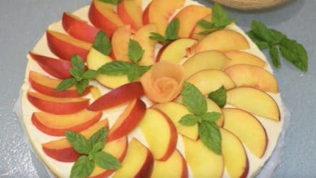 Cheesecake pesca e melone: una ricetta fresca piena di gusto