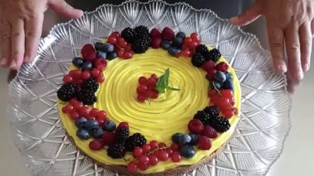 Crostata fredda senza cottura: il dessert che vi sorprenderà