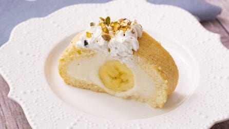 Rotolo cremoso alla banana: il dessert estivo perfetto per deliziare ogni palato!