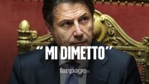 Giuseppe Conte: "Il governo Lega-M5S finisce qui, mi dimetto"