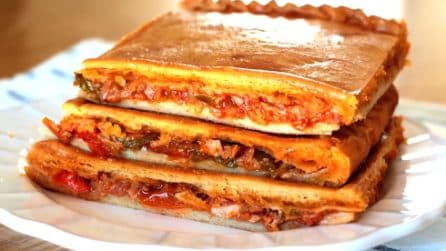 Pizza ripiena: una pasta morbida con un ripieno irresistibile