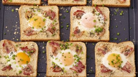 Toast croccanti con uovo: uno snack salato che vi conquisterà al primo assaggio!
