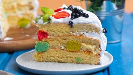 Pan di spagna alla crema: il dolce perfetto per una festa di compleanno!