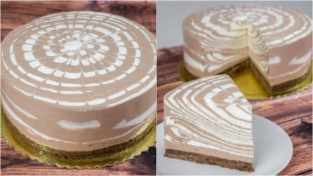 Torta zebrata fredda: da ammirare e da provare!