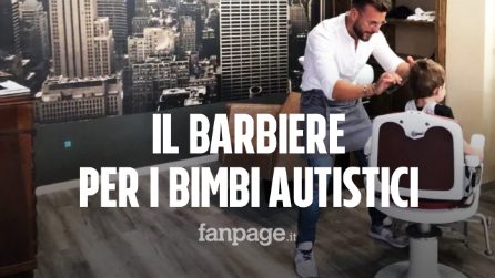 Christian, il barbiere che apre il suo salone per i bimbi autistici: "Volevo far qualcosa di utile"