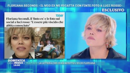 Floriana Secondi: "Il mio ex mi ricatta con finte foto a luci rosse"