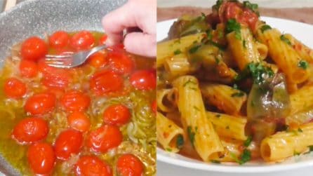 Tortiglioni con carciofi, pomodorini e n'duja: la ricetta del primo piatto saporito