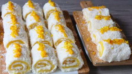 Mini rolls all'arancia: la ricetta furba per preparare un goloso dessert